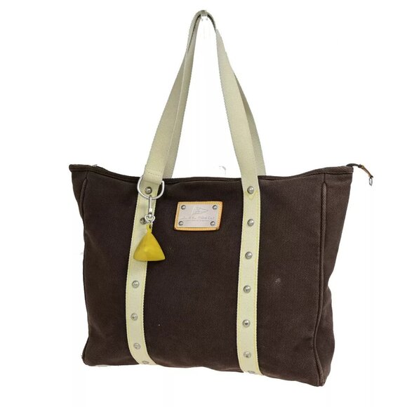 LOUIS VUITTON Cup Cabas GM Shoulder Bag Antigua Canvas Leather - Picture 1 of 16